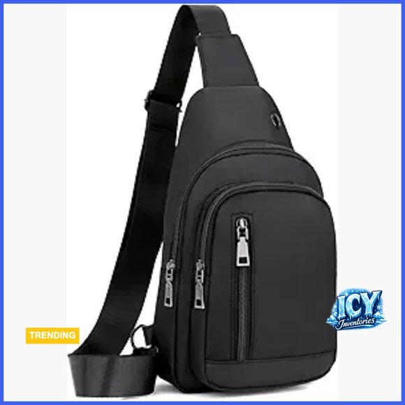 Nylon Sling Backpack Crossbody Bag for Travel Hiking Daypack main image 4
